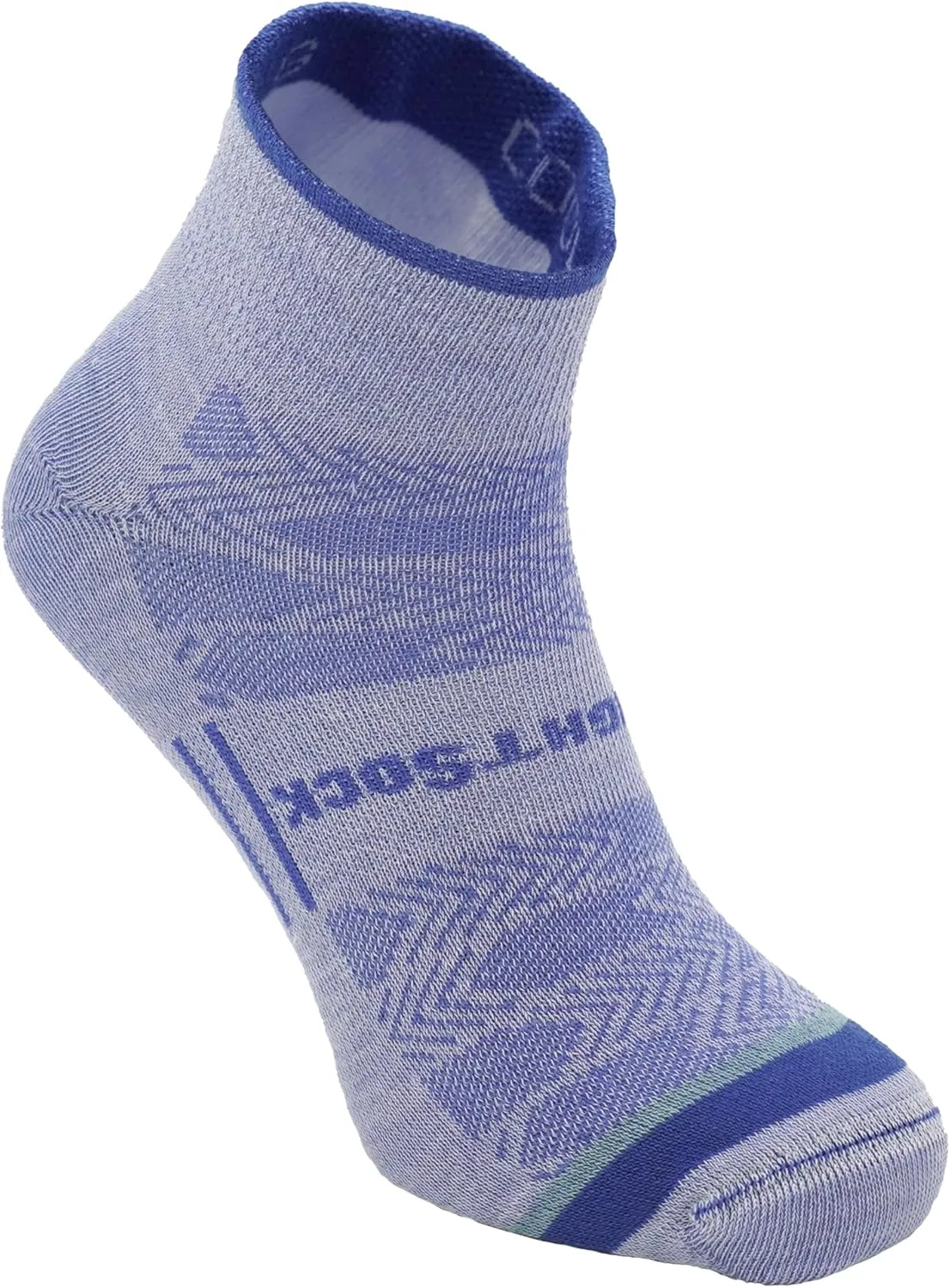 Wrightsock CoolMesh II Quarter Running Socks for Men and Women – Eco-Friendly Anti Blister Socks - American Made