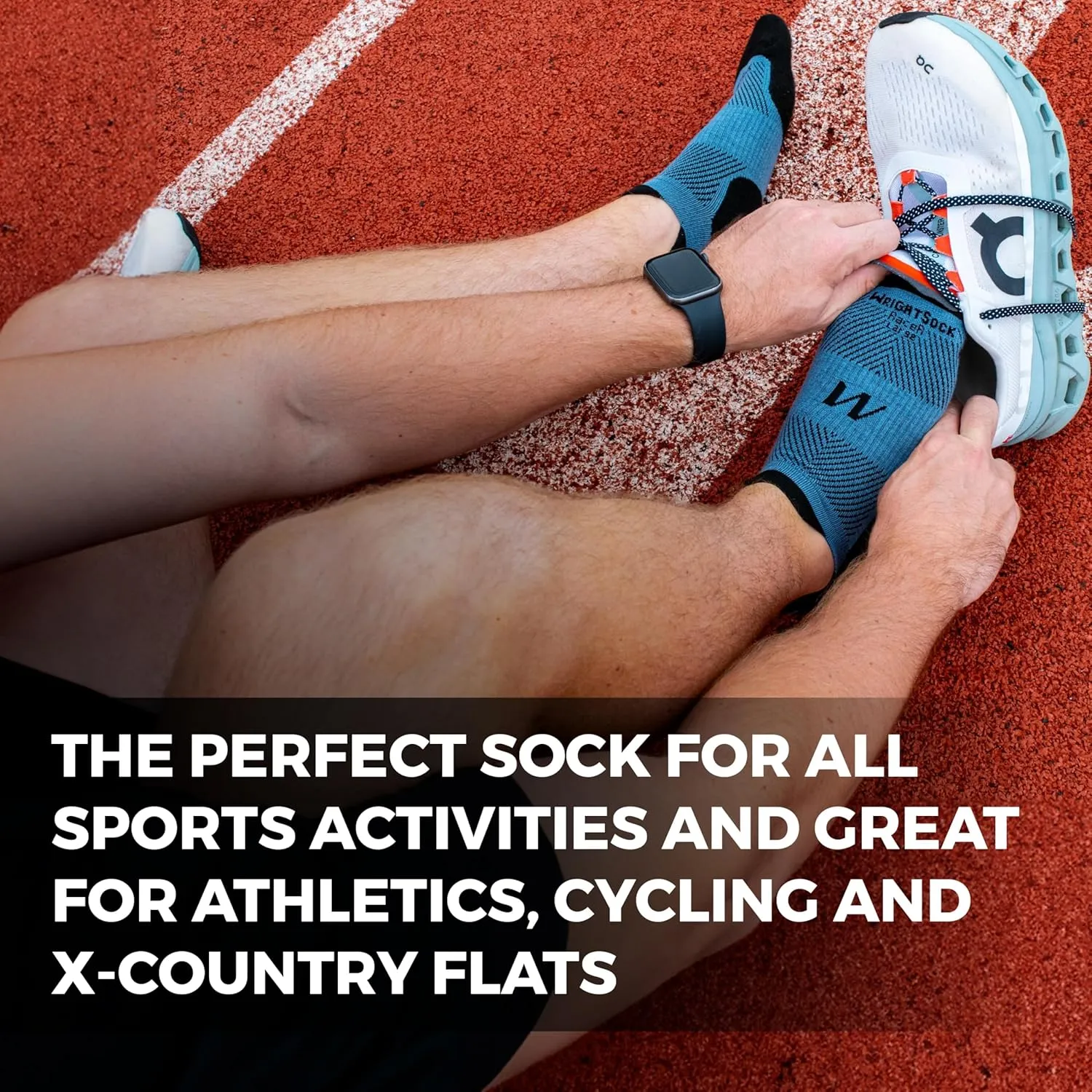Wrightsock Distance Tab Running Socks for Men and Women - Cushioned, Eco-Friendly Anti Blister Socks - American Made