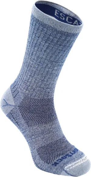 Wrightsock Escape Crew Hiking Socks for Men and Women – Cushioned, Eco-Friendly Anti Blister Socks - American Made