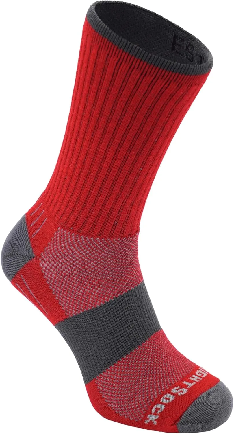 Wrightsock Escape Crew Hiking Socks for Men and Women – Cushioned, Eco-Friendly Anti Blister Socks - American Made