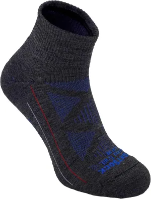 Wrightsock Merino Trail Quarter Socks – Cushioned, Eco-Friendly, Anti-Blister, Breathable & Comfy – Made in USA