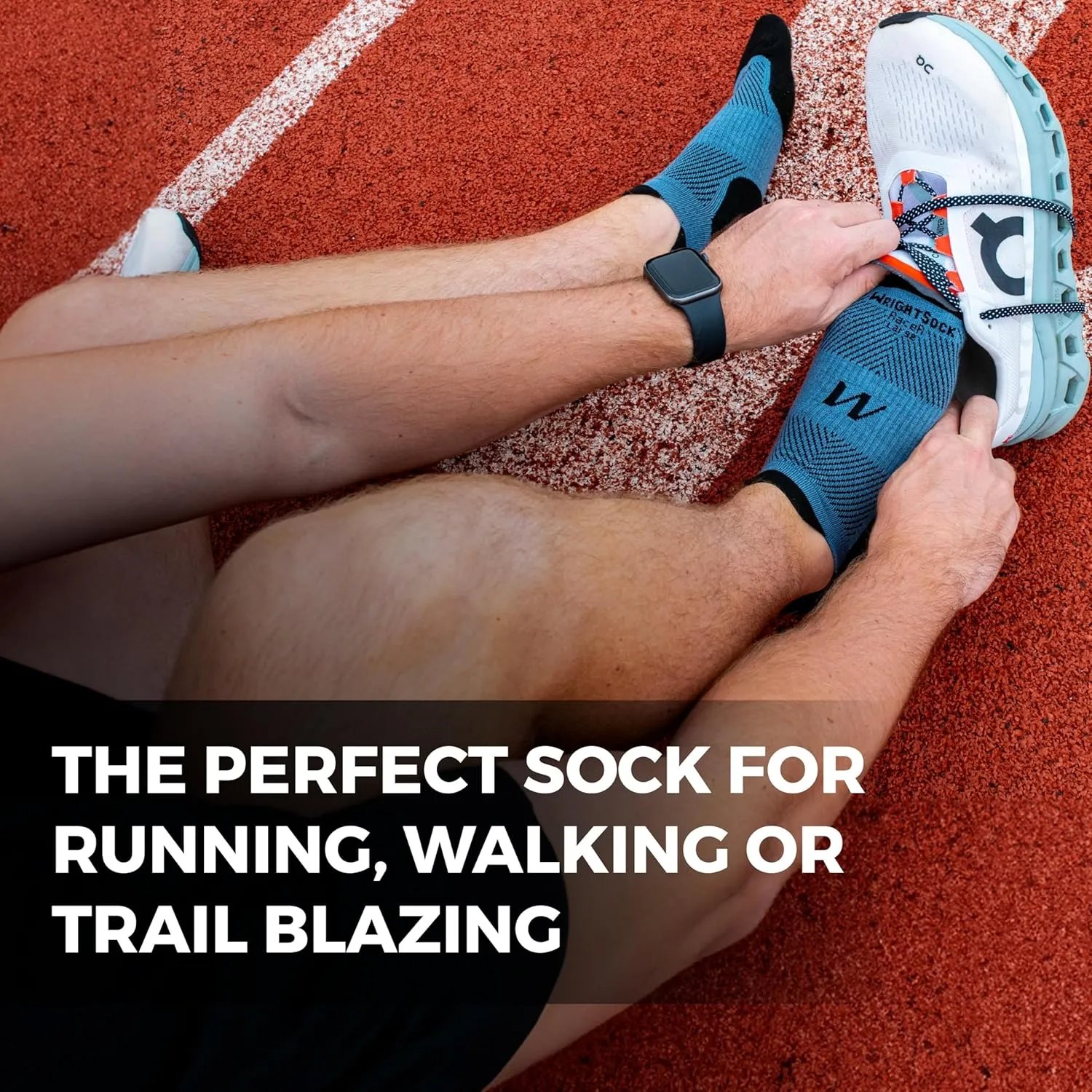 Wrightsock Racer Tab Running Socks for Men & Women - Eco-Friendly Athletics Socks with Moisture Regulation - American Made
