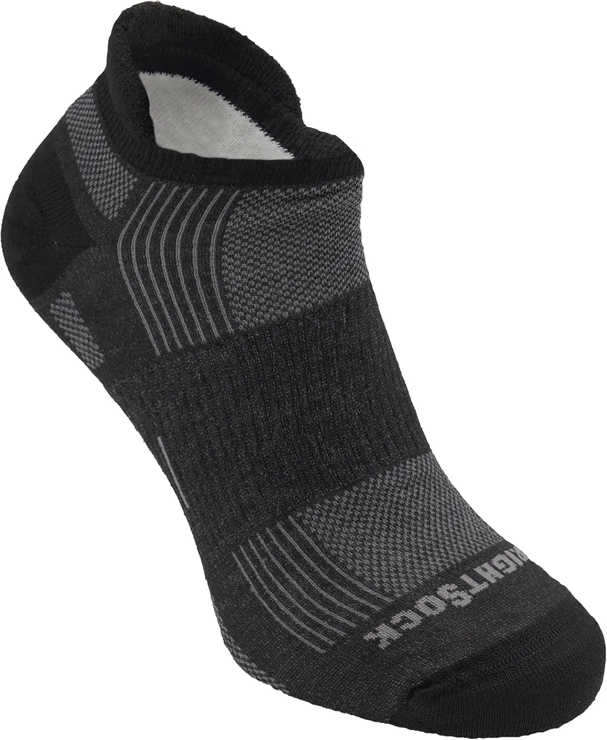 Wrightsock Run Tab Running Socks for Men and Women – Cushioned, Eco-Friendly and Anti Blister Socks with our Patented Double Layer Design - American Made, No Blisters Guaranteed