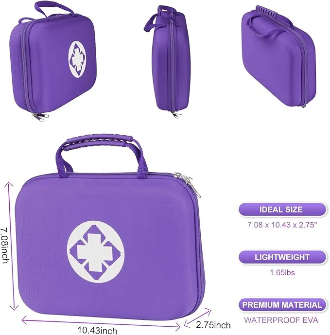 YIDERBO Compact Travel First Aid Kit for Car First Aid Kits Emergency First Aid Kit Home Office