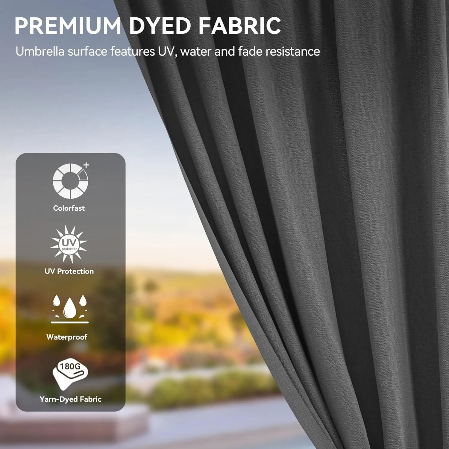 YITAHOME 12X20FT Metal Gazebo Hard Top Patios Double Roof Canopy Aluminum Frame Garden Gazebo Tent Curtains Netting for Patios Backyards Decks Lawns Gray