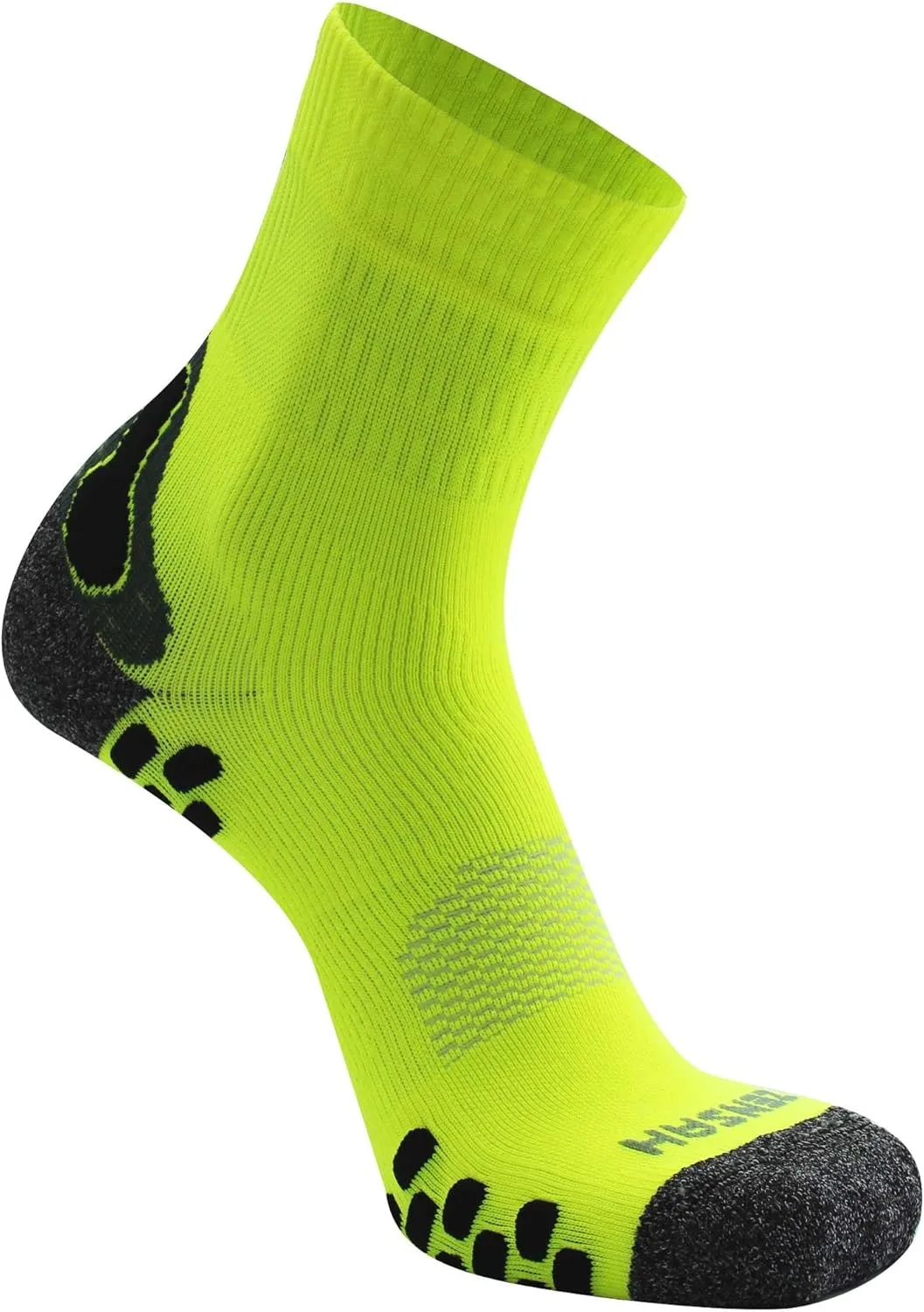 Zensah 3D Dotted Running Socks - Moisture Wicking, Padded, Anti-Blister, Ankle Athletic Sock for Men and Women