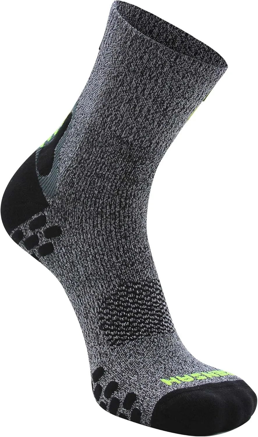 Zensah 3D Dotted Running Socks - Moisture Wicking, Padded, Anti-Blister, Ankle Athletic Sock for Men and Women