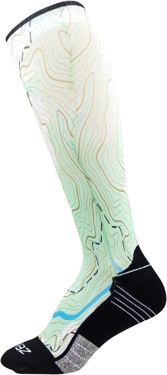 Zensah Anti-Blister Knee High Running Compression Socks for Men & Women