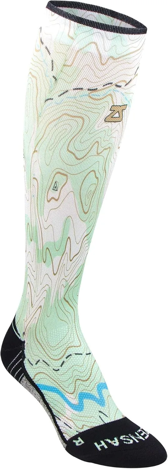 Zensah Anti-Blister Knee High Running Compression Socks for Men & Women